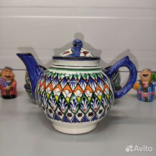 Чайник 1л и пиала 8см