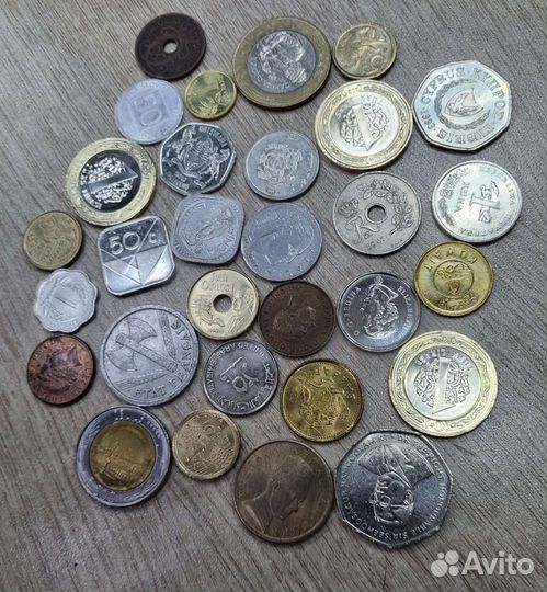 Подборка иностранных монет