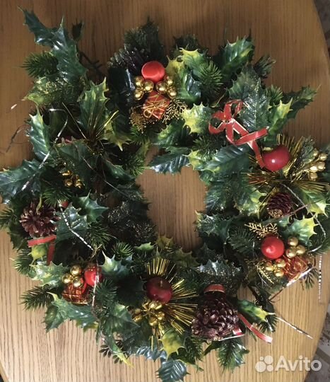 Новогодний рождественский венок