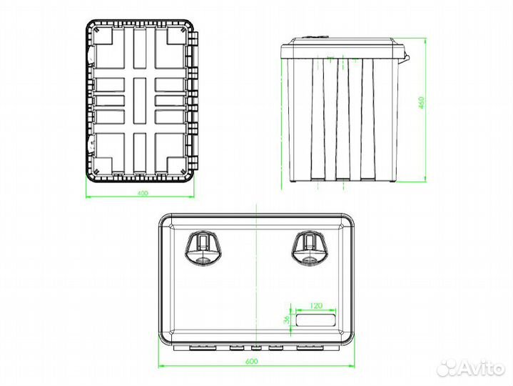 Инструментальный ящик на фургон