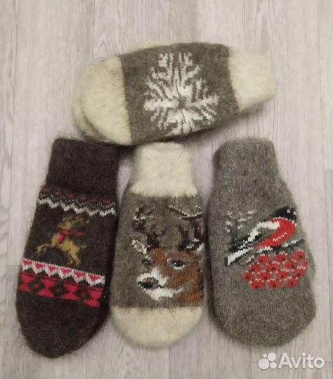 Варежки пух