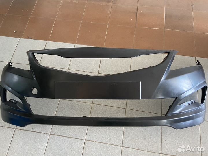 Бампер передний Солярис рестайлинг