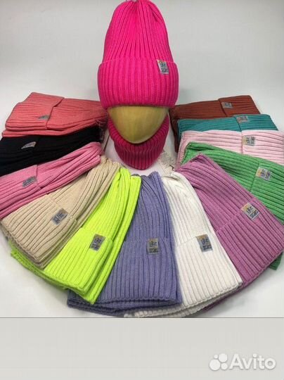 Шапки и наборы, головные уборы, перчатки, платки