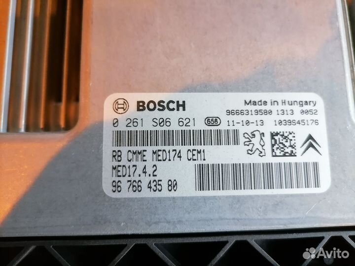 Блок управления двигателем EP6CDT 9666319580 Peuge