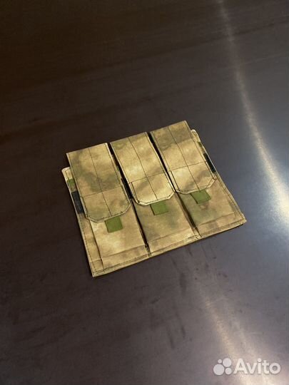 Новый подсумок под ак 3 магазина