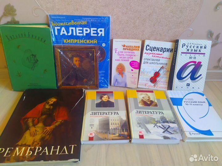 Школьная литература, учебники