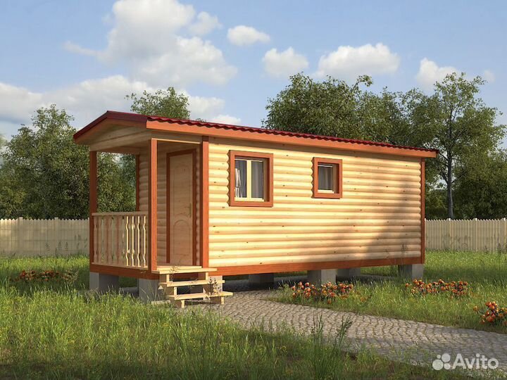 Костерёво-Хорошие маленькие мобильные готовые бани