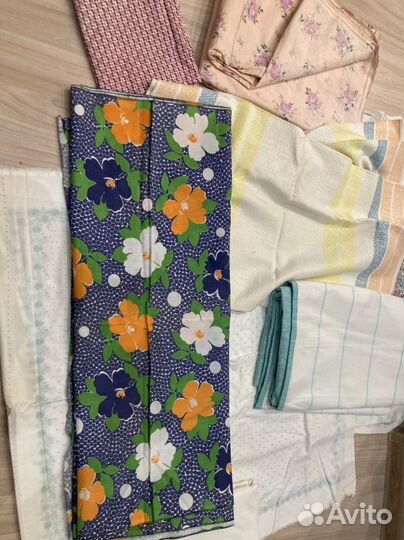 Отрез ткани ситец СССР