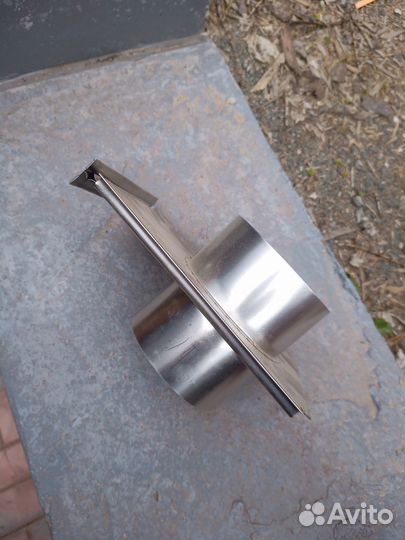 Шибер из нержавейки на 115