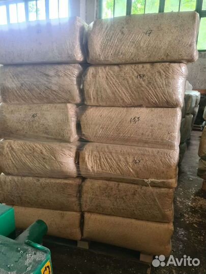 Опилки стружка прессованные