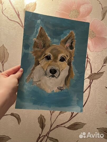 Рисунок гуашевыми красками 