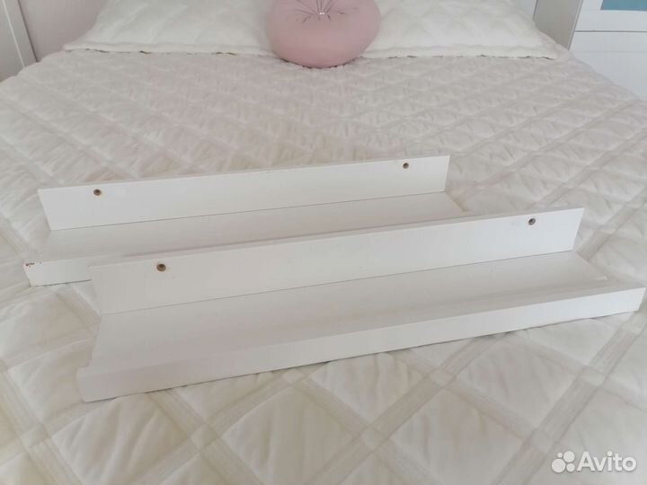 Полка настенная Мосслэнда икеа 55 см