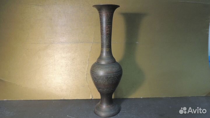 Ваза Кувшин индия период СССР металл латунь. *