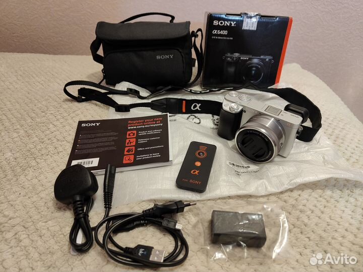 Sony A6400 Kit+ сумка для переноски+карта памяти