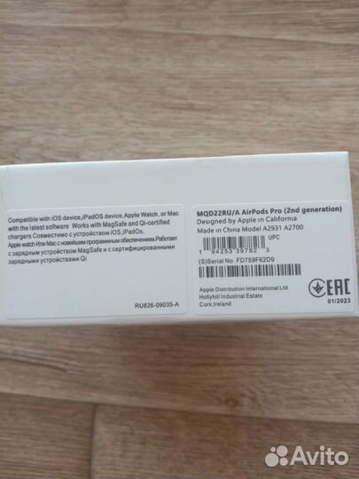 Наушники apple airpods pro копия