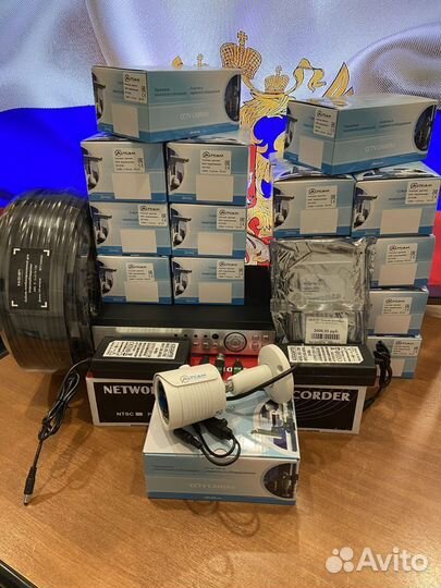 Комплект видеонаблюдения на 16 камер