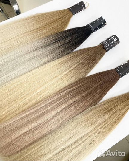 Натуральные волосы омбре