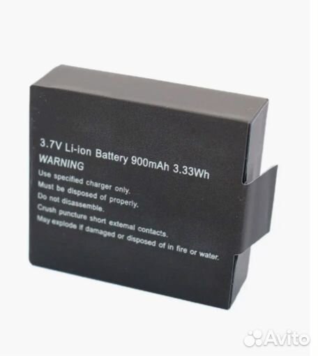 Aккумулятор для Экшн-Камер S009 (3.7V - 900mAh)