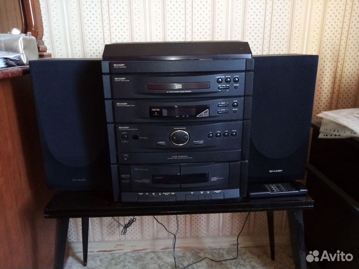 Музыкальный центр sharp cms-r160cdg оригинал 90-х