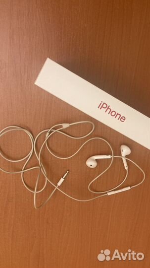 Наушники проводные Apple 3.5 мм ориг левый не раб