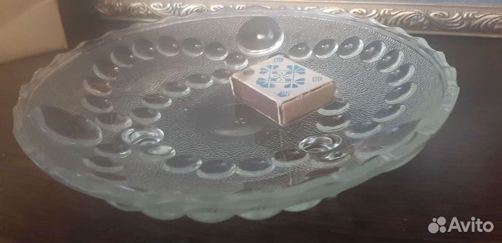 Ваза старинная стекло