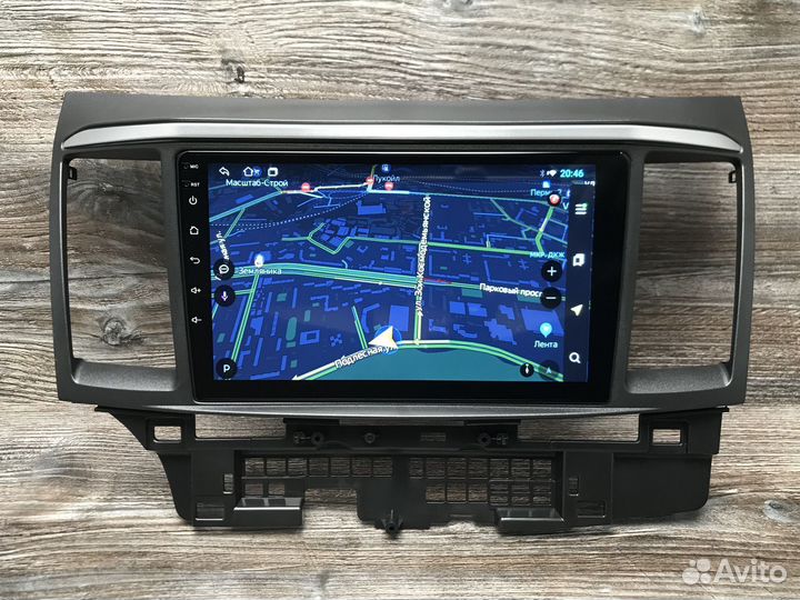 Магнитола Mitsubishi Lancer 10 с камерой