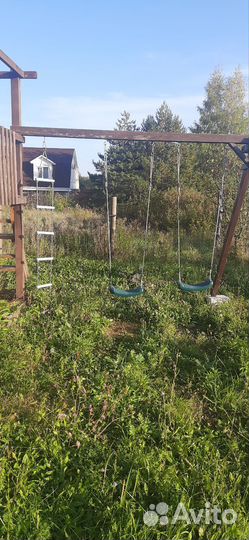 Детские качели уличные бу