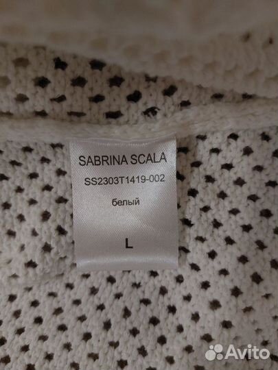 Пуловер(Sabrina Scala), р.М/L, новый, 100% хлопок