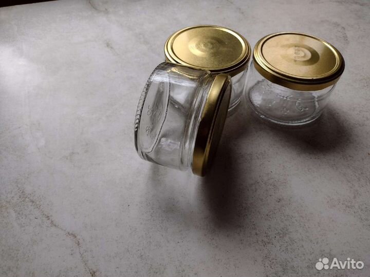 Баночки 0,25 и 0,5 с крышками