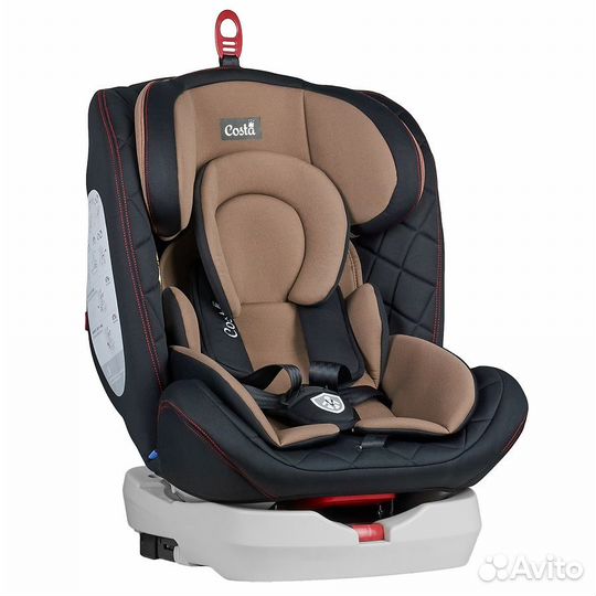 Автокресло 0-36кг Costa KBH303 isofix Черный+Крем