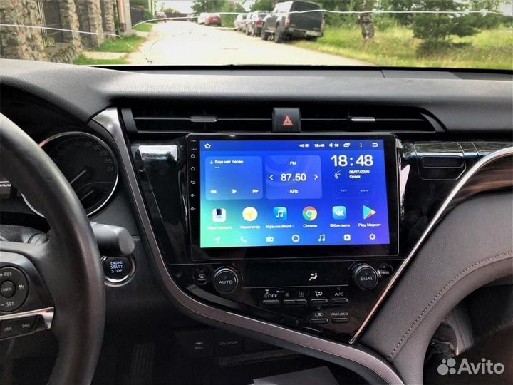 Магнитола TopWay TS7 на Toyota Camry XV70