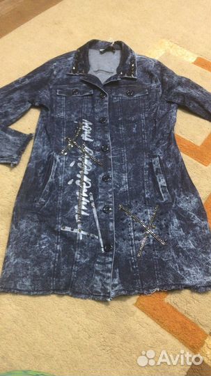 Кардиган джинсовый