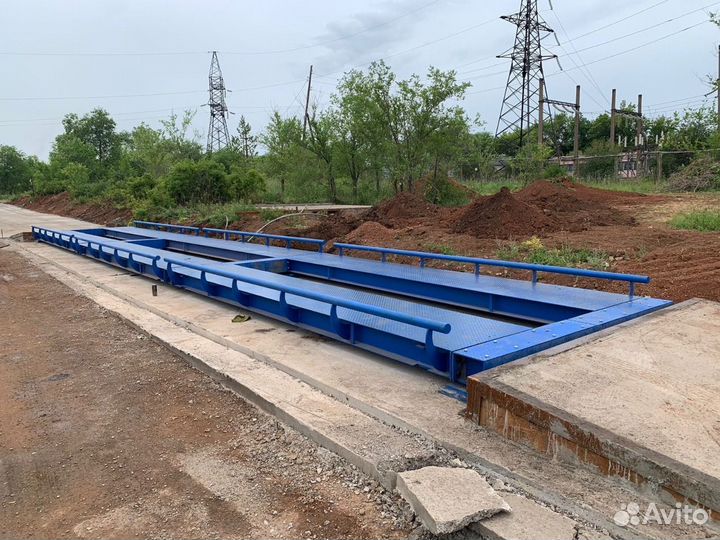 Весы автомобильные колейные 100 тонн 18 метров