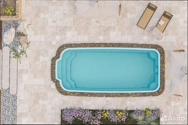 Композитный бассейн Атлантик ecoline