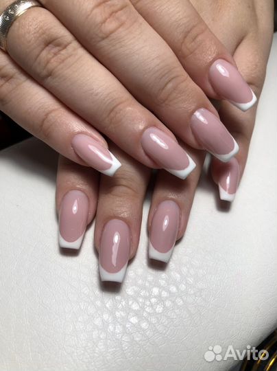 Наращивание ногтей гель лак