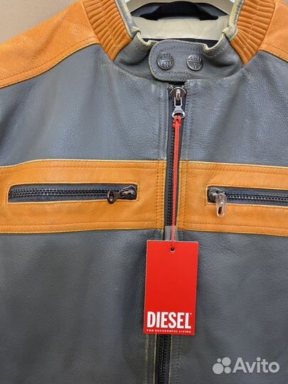 Мужская кожаная куртка Diesel