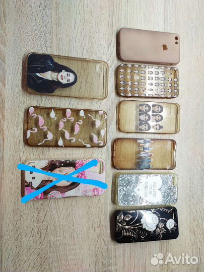 Чехлы на айфоны 5, 7, 8 б/у бесплатно