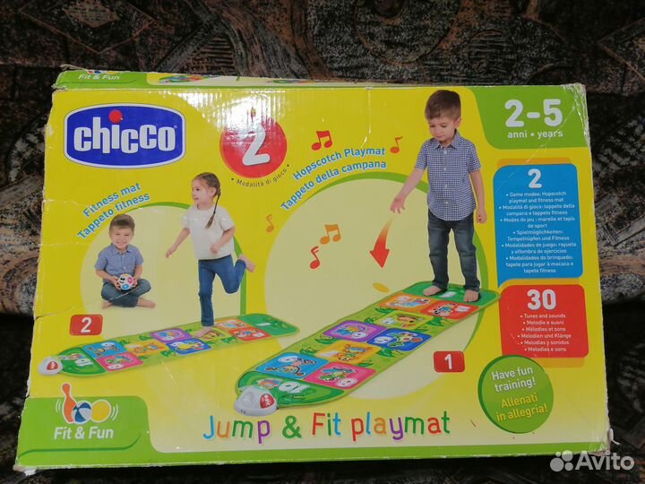 Музыкальный коврик chicco 