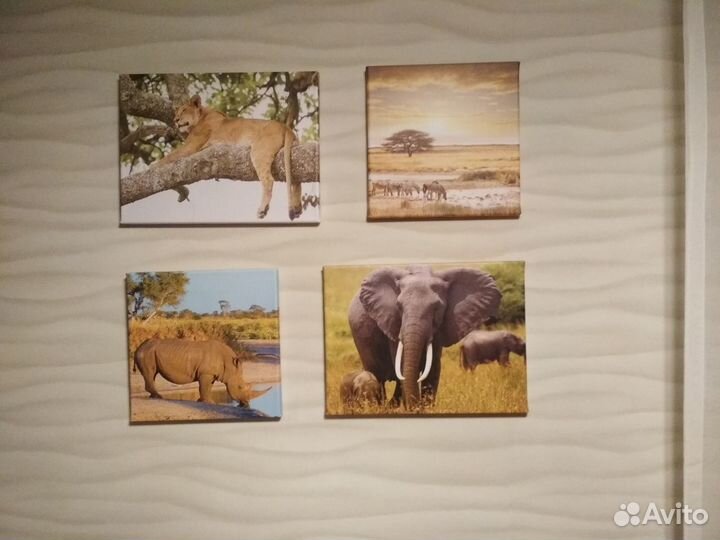 Картины на холсте в африканском стиле