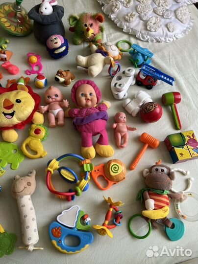 Погремушки, развивающие, книжки
