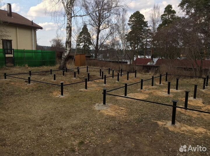 Винтовые сваи / монтаж