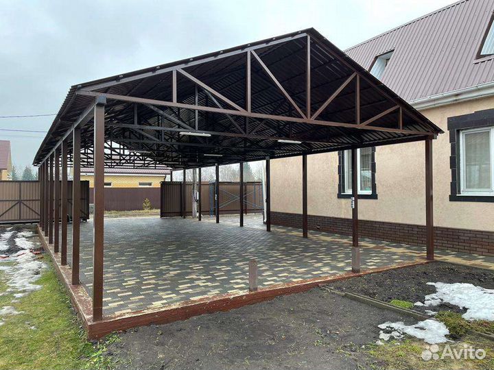 Навесы под ключ