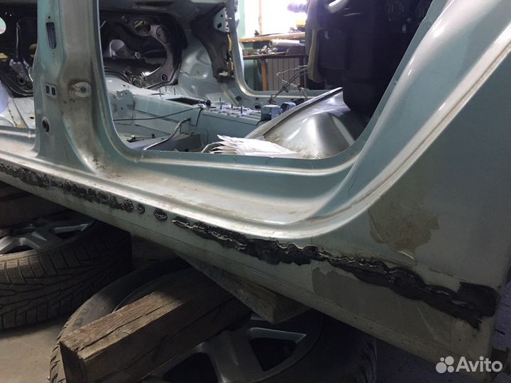 Порог левый Рено Лагуна Renault Laguna 2