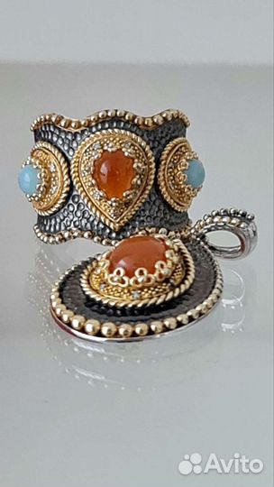 Набор золото серебро