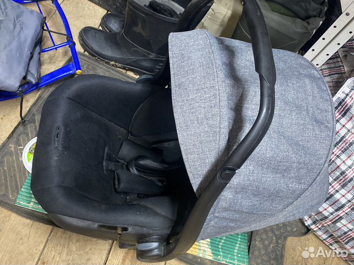 Коляска 3 в 1 bebetto белая