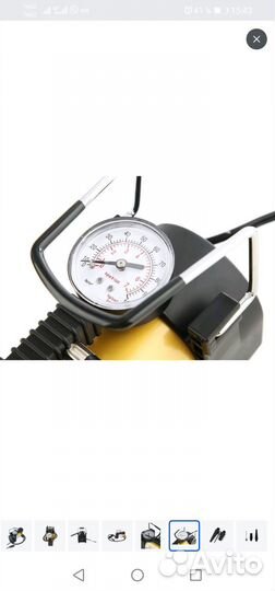 Компрессор автомобильный tornado 580, 35 л/мин