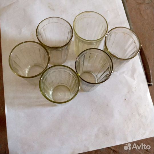 Стаканы гранёные СССР