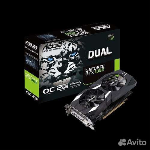 Видеокарта asus GTX 1050 2GB dual