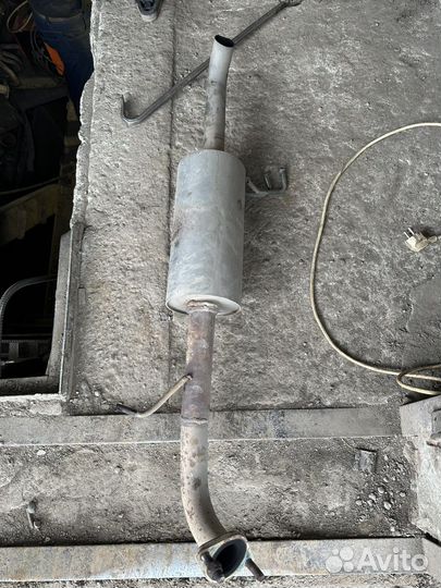 Задняя банка глушителя