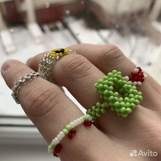 Кольца из бисера